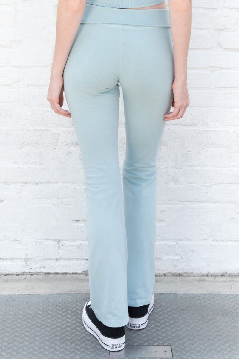 Pantalon Brandy Melville Priscilla Turquoise Clair | DSY-99514500